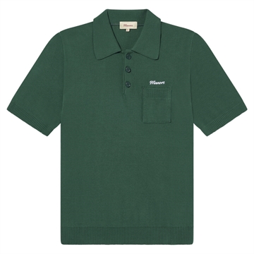 Manors Golf  Knittet Polo Green